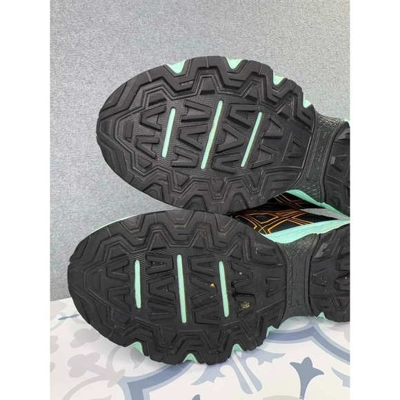 Asics GEL-VENTURE 7 Trail Running Shoe Women's‎ Size 9.5 Black Orange Sneakers - Picture 10 of 11